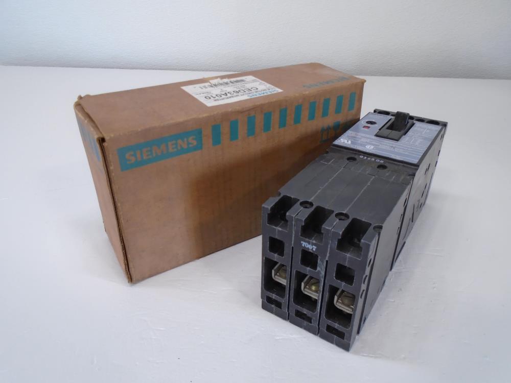 Siemens I-T-E Motor Circuit Interrupter, 600 VAC, 3-Pole, 10 Amp, CED63A010